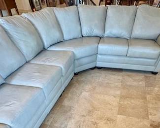 Large Leather Sectional Sofa Custom Made Build-a-Sofa.