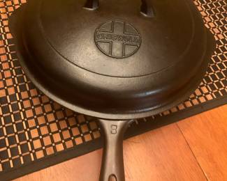 Antique Cast Iron Skillet & Lid