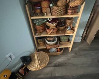 Assorted Longaberger baskets.  Handmade in Ohio. 