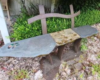 Very Unique Outdoor Bench