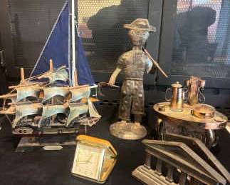 Metal Art Music Box Bookends Winston Metal Art Figure and More