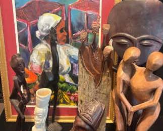 Carved Bone Fertility Totem Wood Carved African Figures Original Art More
