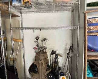 Tall Metal Shelving Unit