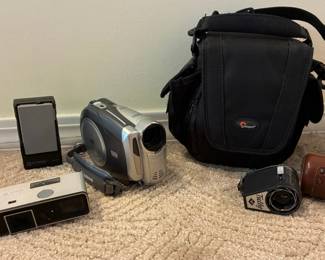 Canon Video Recorder And Minolta Camera