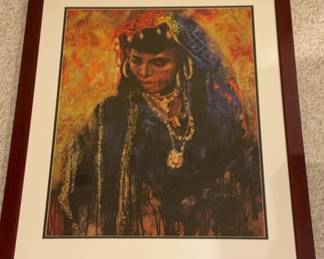 Leslie Clark Framed Print Hadija