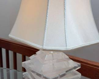 Vintage Lucite Stacking Lamp