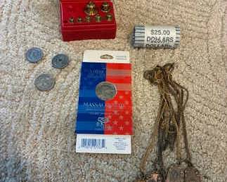 Mini Scale Weights $25 Roll Of Quarters