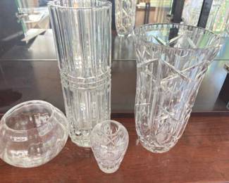 Crystal and Glass Vases