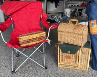 Picnic Baskets And Camp Chairs