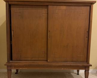Mid Century Modern Walnut Cabinet