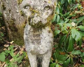 Cat Cement Statue