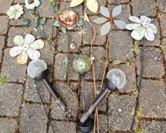 Floral Yard Art
