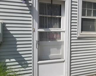 Entry door; storm door