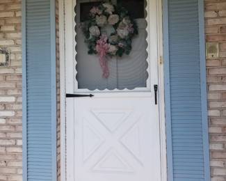 Entry door; storm door