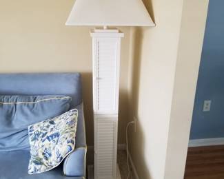 Costal chic floor lamp