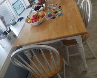 Kitchen table seats 4