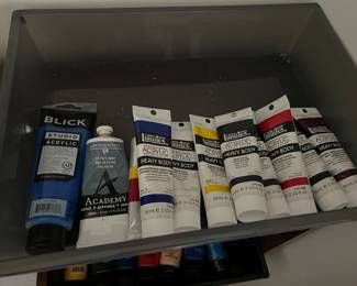 Acrylic paint tubes - small