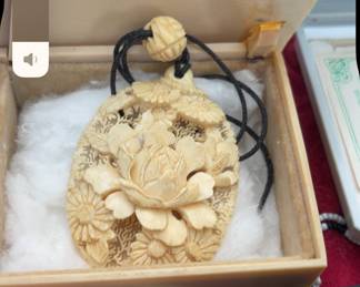 celluloid chinese pendant