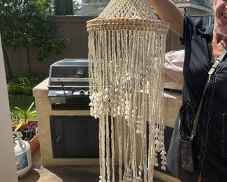 Seashell hanging lamp 