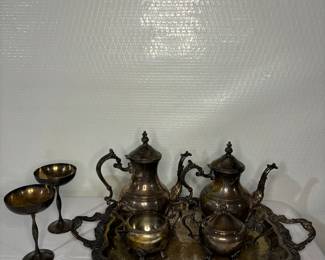 Silverplate Tea Set