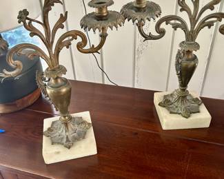 Antique candelabras