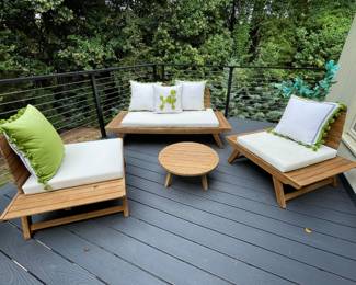 Teak outdoor furniture