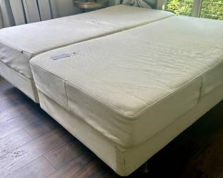 IKEA Sultan Flokenes king mattress & book spring (or 2 single sizes)