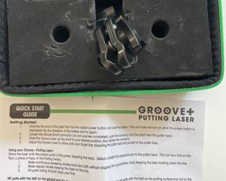 Groove putting laser