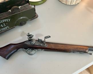 Replica black powder pistol