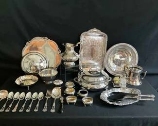Serving with Silverplated