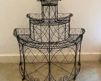 Wire Plant Stand