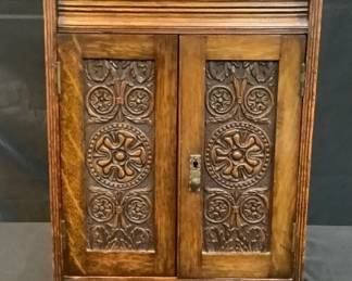 Vintage Smokers Pipe Cabinet