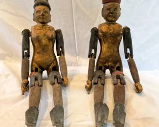 Chinese Carved Wood Toys