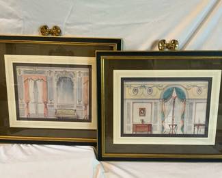 French Interior prints