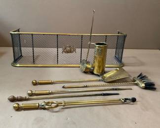 Brass for the Fireplace