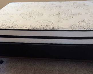Full Size Mattress, Box Spring and Frame