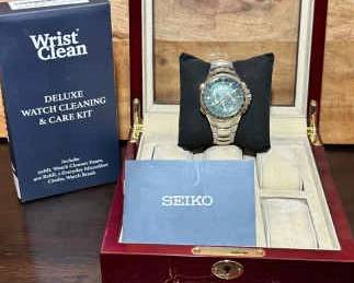 SEIKO Mens Coutura Watch and Storage