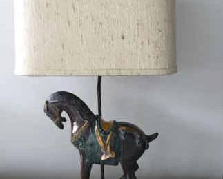 Vintage FREDERICK COOPER Horse Lamp