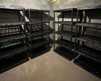 Four Plastic Shelves