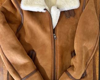 003 B3 Sheepskin Bomber Jacket by OVERLAND