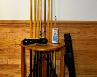 Corner Cue Stand Cues And Accessories