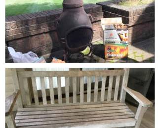 Chiminea Bench
