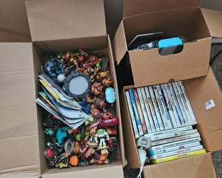 Wii games and skylanders