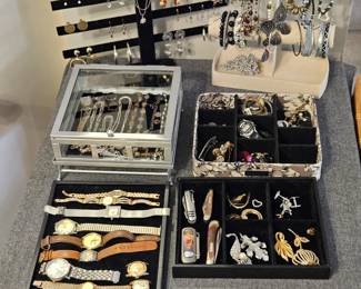 Costume jewelry and sterling jewelry 