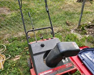 Yard machine snow blower
