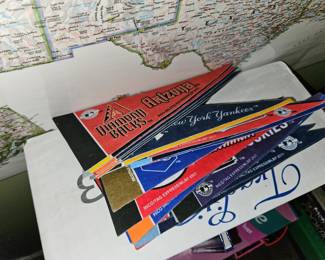 Mini baseball pennant collection