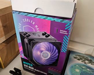 Cooler Master Hyper 212 RGB Black Edition CPU Air Cooler.