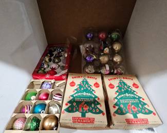 Shiny brite christmas ornaments 