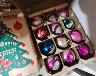 Shiny brite christmas ornaments 