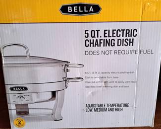 BELLA CHAFING DISH NEW IN BOX